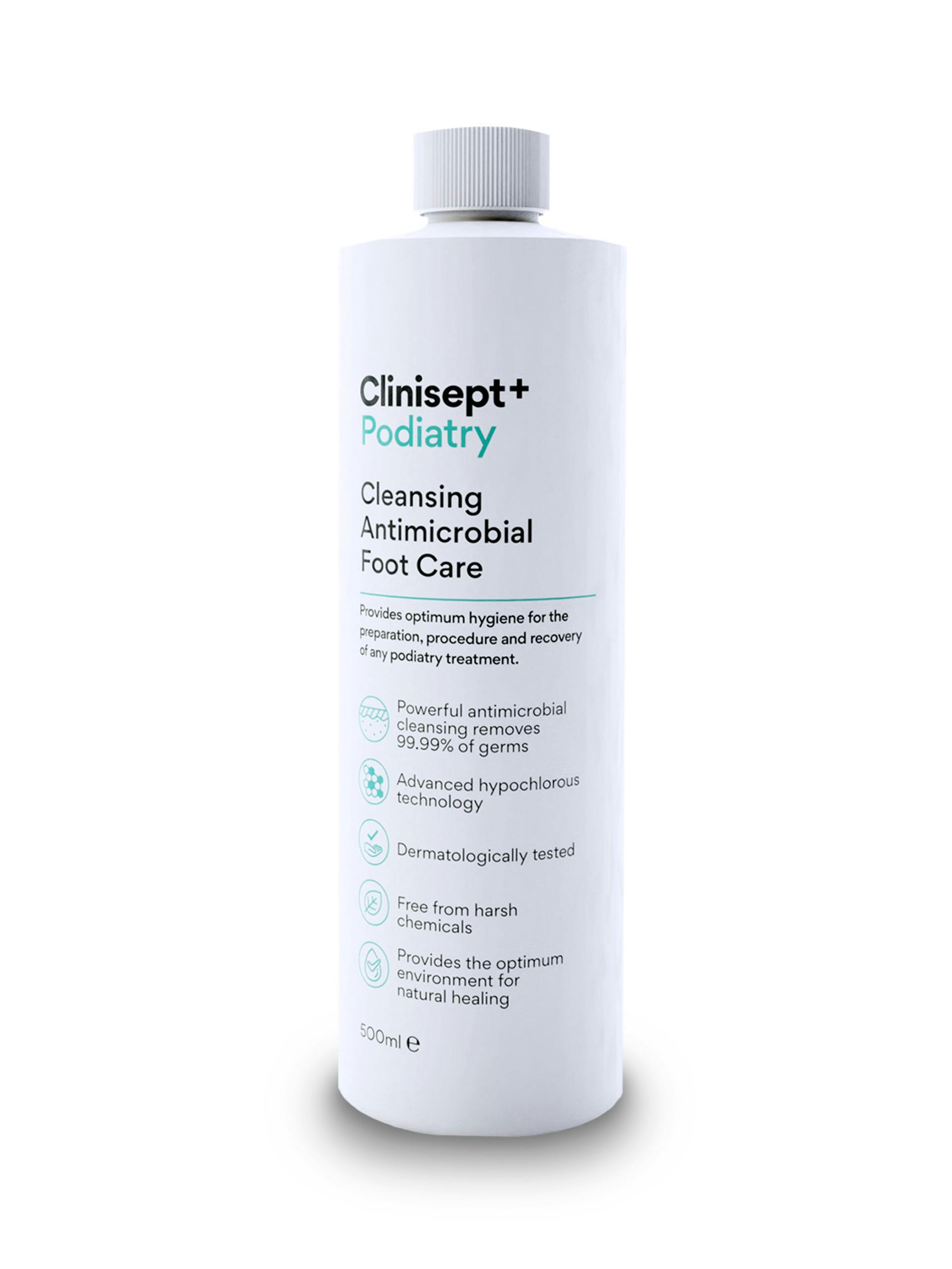 Clinisept+ Podiatry Cleansing Antimicrobial Foot Care 500ml